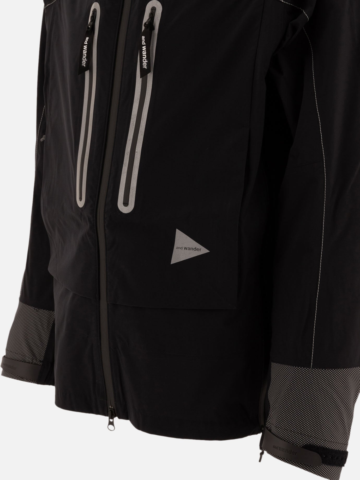 Technical jackets Solid colour  Black - and Wander Men | PDP | VIETTI Online Store | Zoom-Modal_4
