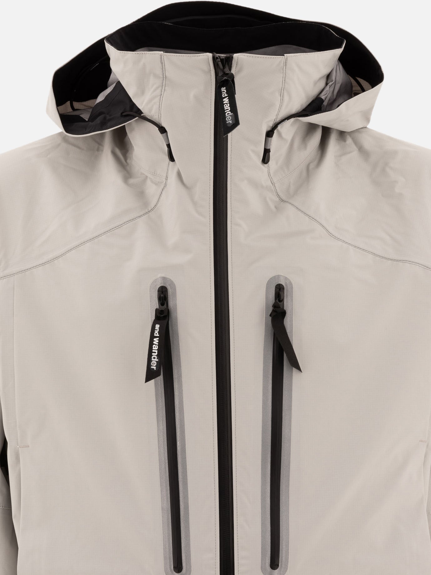 Technical jackets Solid colour  Grey - and Wander Men | PDP | VIETTI Online Store | Zoom-Modal_3
