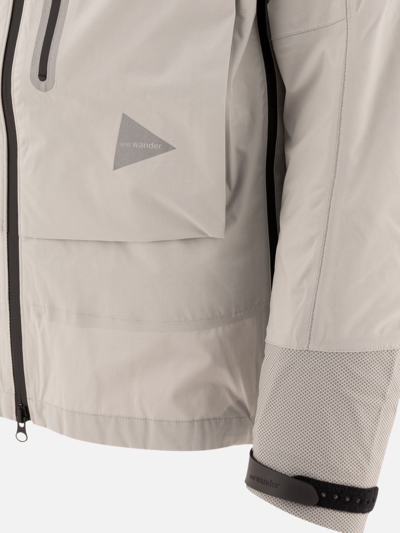 Technical jackets Solid colour  Grey - and Wander Men | PDP | VIETTI Online Store | Zoom-Modal_4
