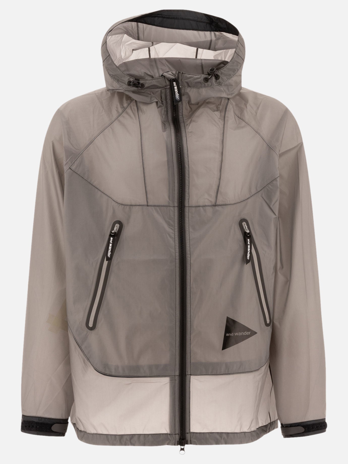 Technical jackets Solid colour  Grey - and Wander Men | PDP | VIETTI Online Store | Zoom-Modal
