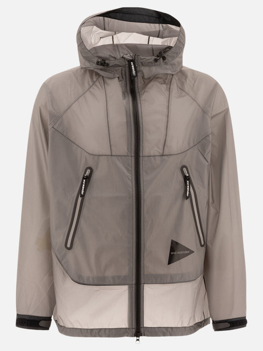 Technical jackets Solid colour  Grey - and Wander Men | PLP | VIETTI Online Store 
