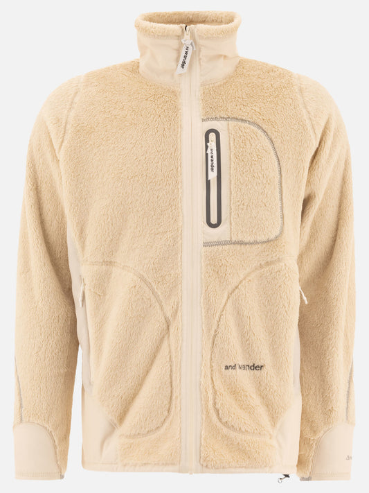 and Wander "High Loft" fleece jacket Beige