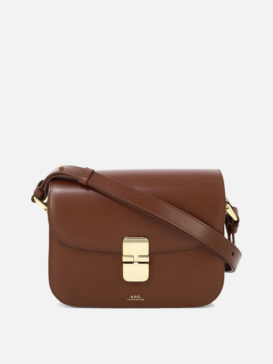 A.P.C. "Grace Small" crossbody bag Brown