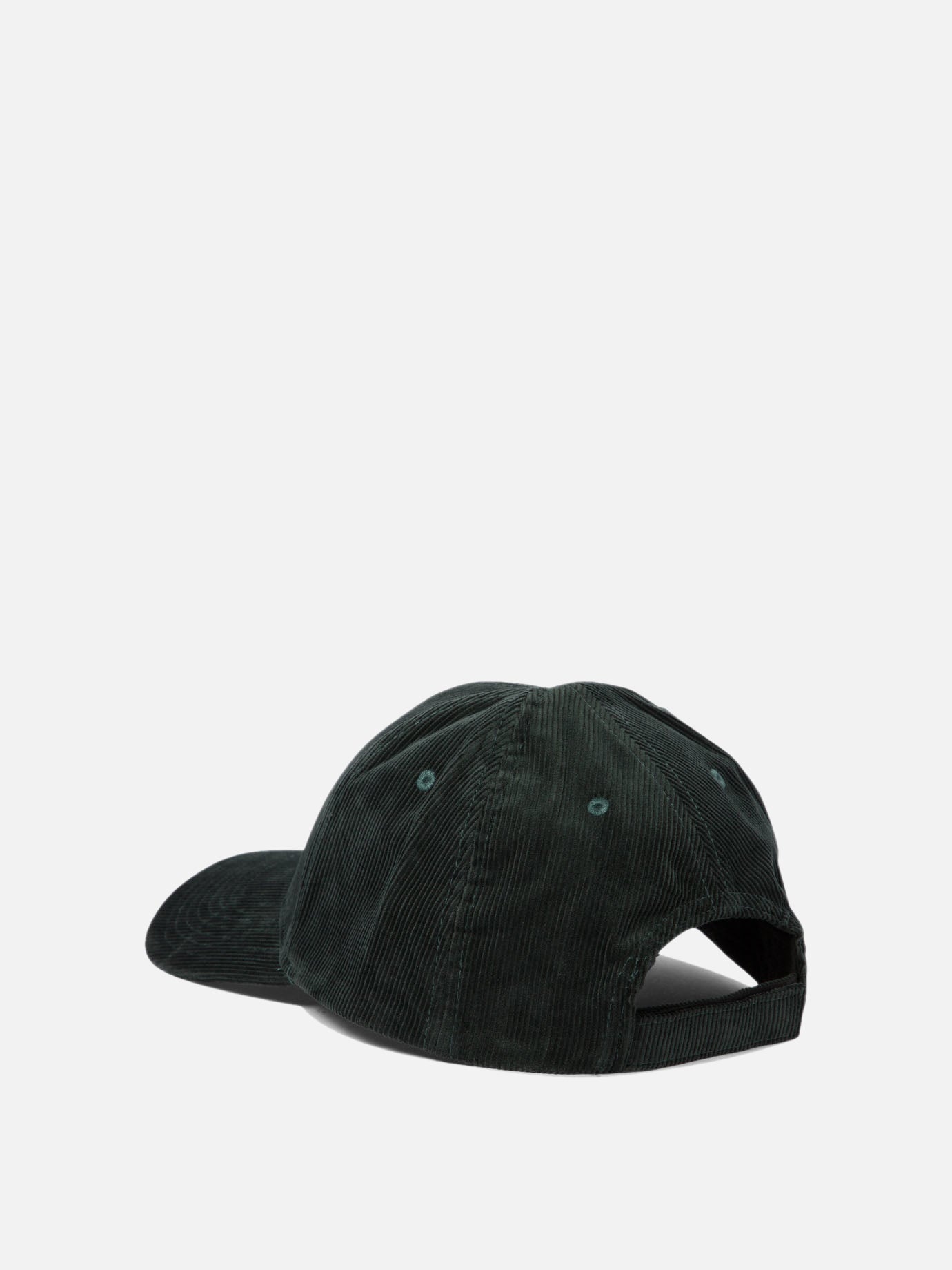 Autry Corduroy baseball cap with embroidery Green