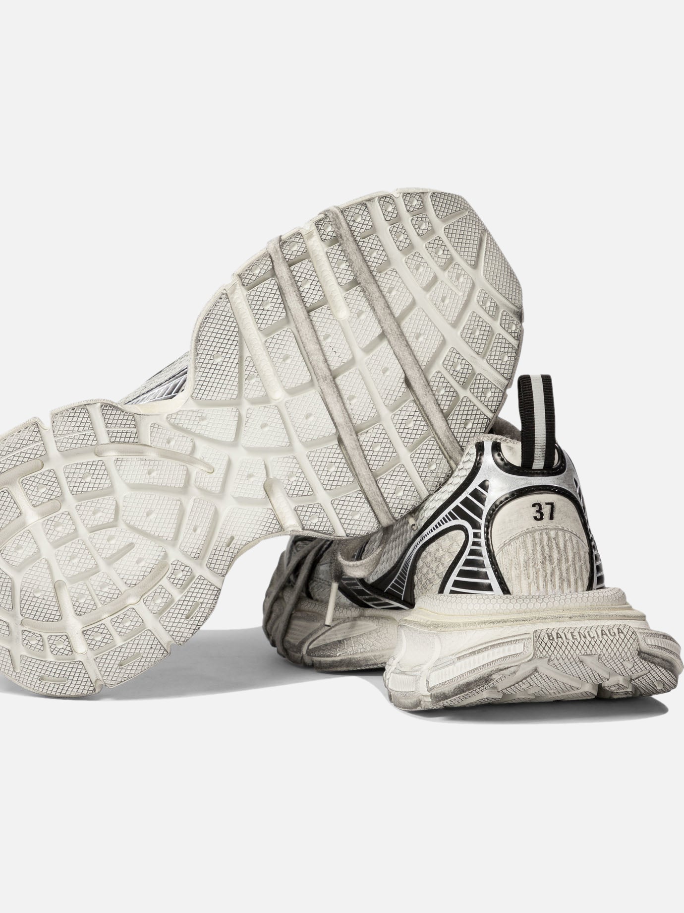 Low top sneakers 55% polyurethane 45% polyester - 100% rubber  White - Balenciaga Women | PDP | VIETTI Online Store | thumbnail_5