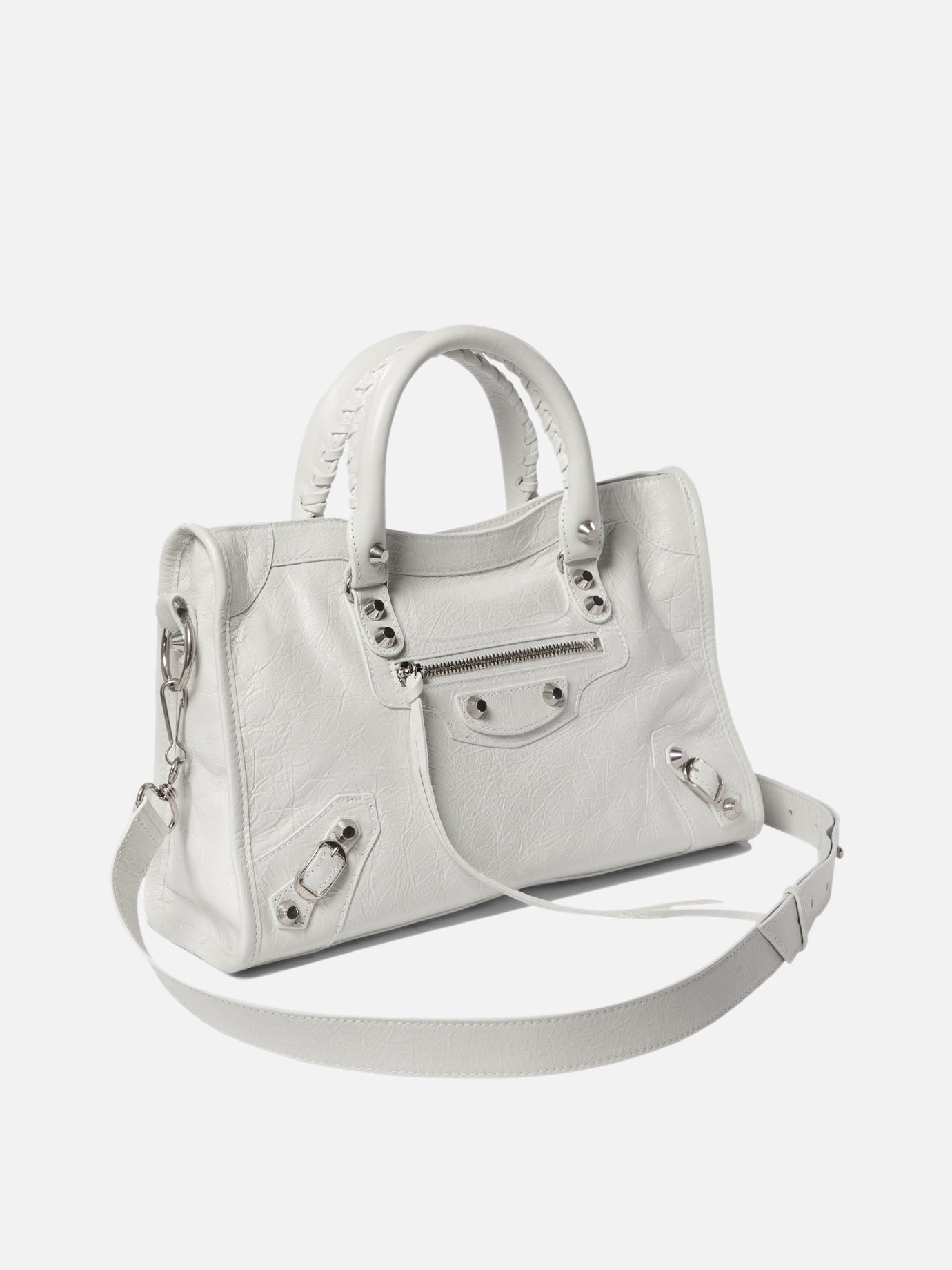 Balenciaga "Le City S" handbag White