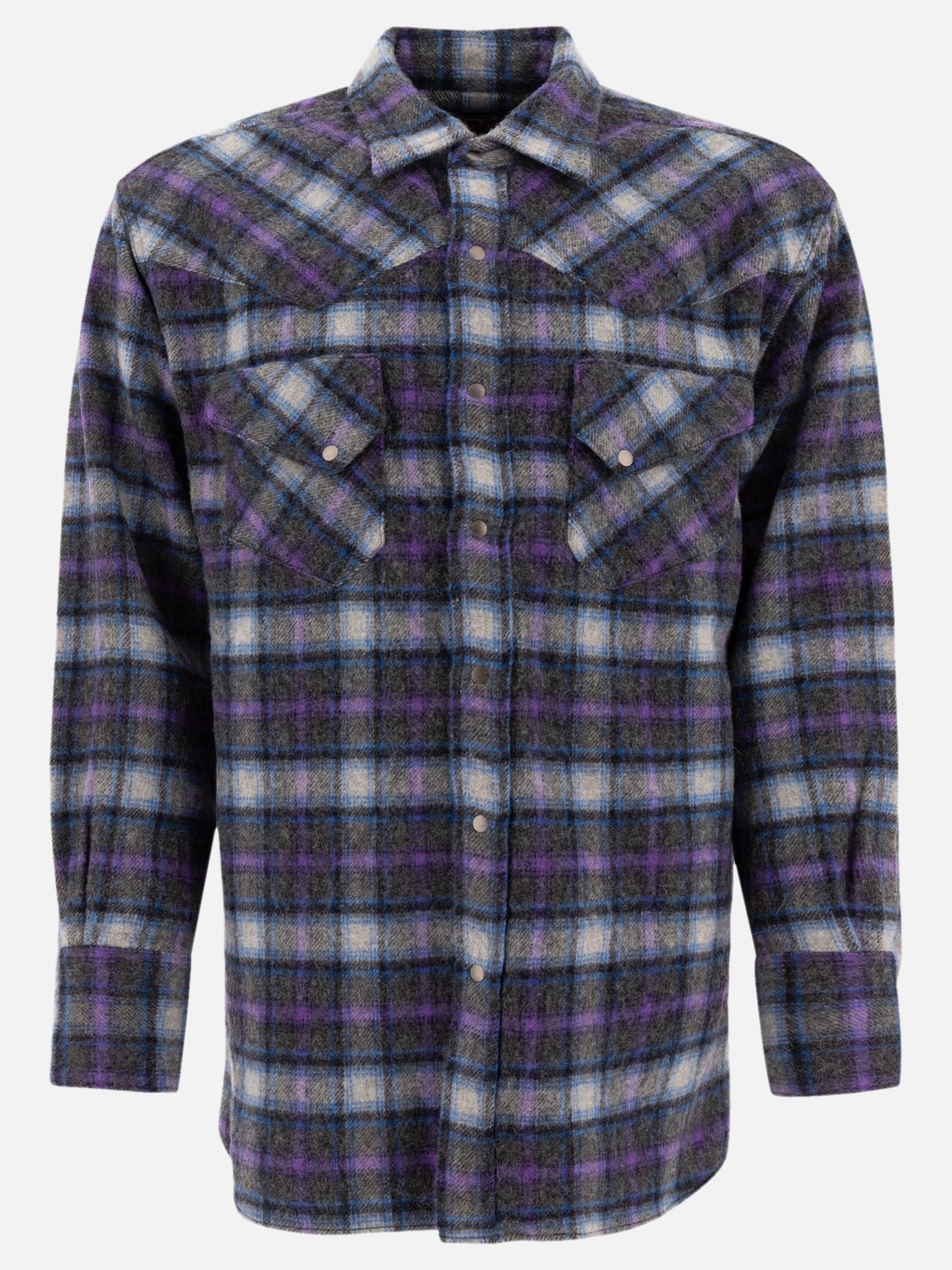Casual shirts Check  Purple - Beams Plus Men | PDP | VIETTI Online Store | thumbnail