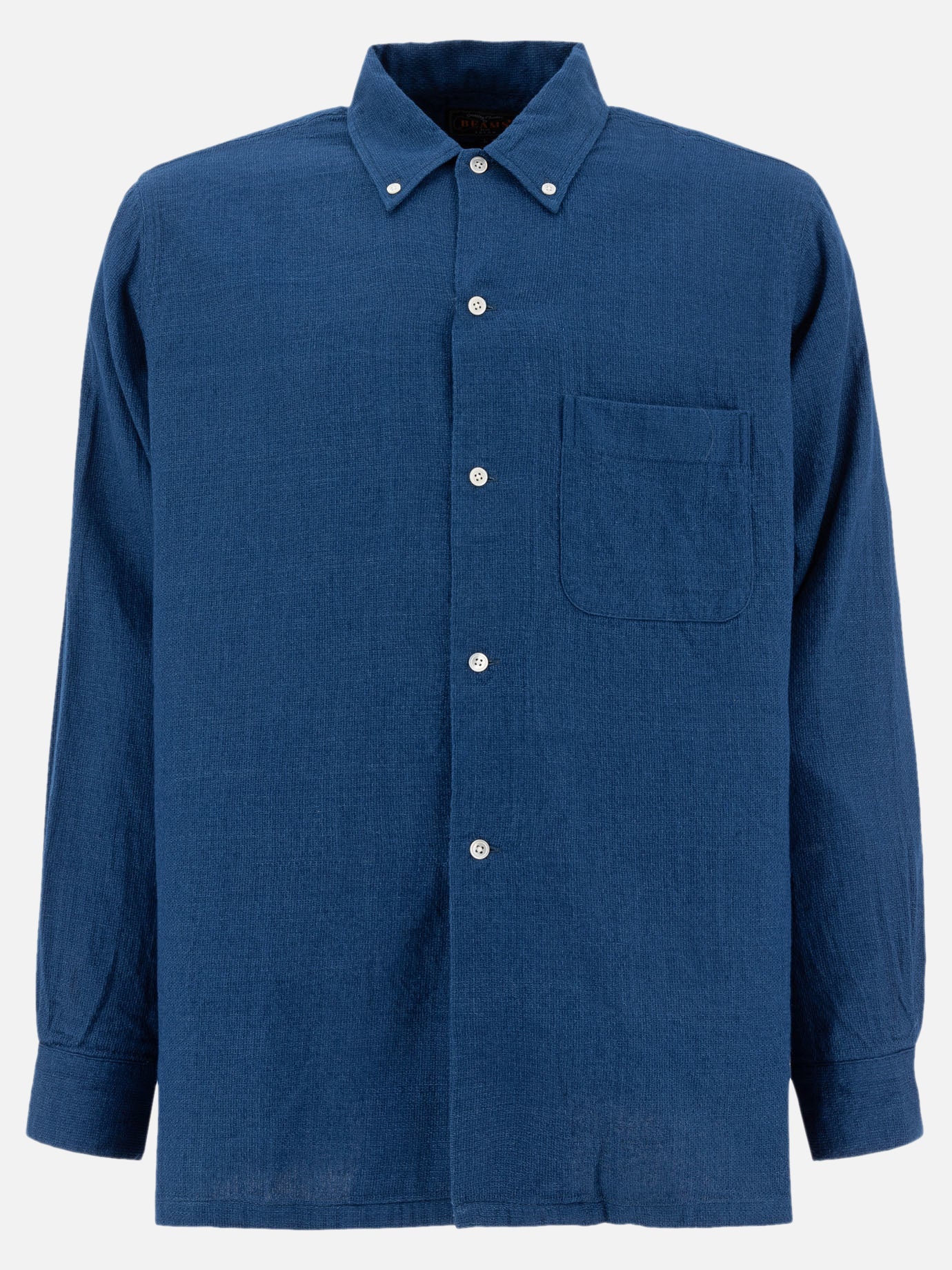 Casual shirts Solid colour  Blue - Beams Plus Men | PDP | VIETTI Online Store | thumbnail