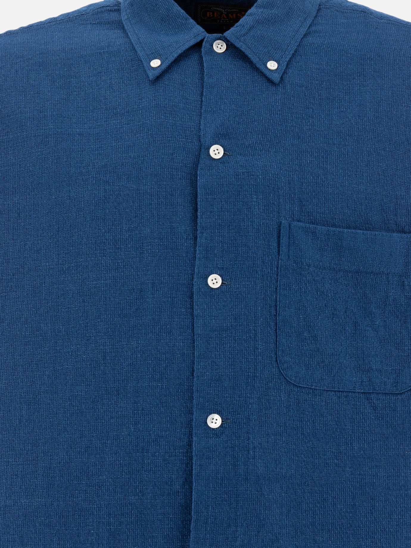Casual shirts Solid colour  Blue - Beams Plus Men | PDP | VIETTI Online Store | Zoom-Modal_3
