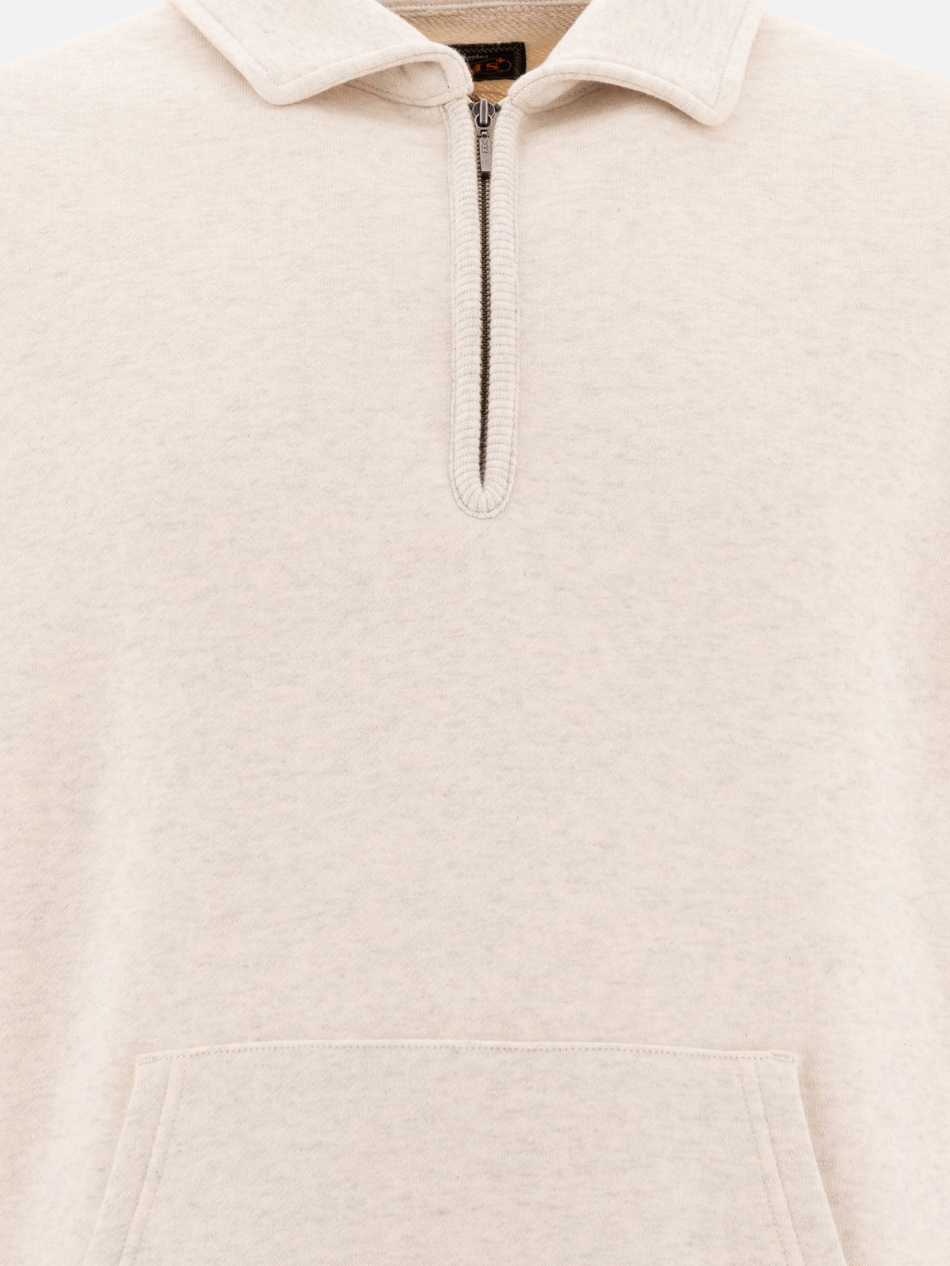 Half zip sweatshirts Solid colour  Grey - Beams Plus Men | PDP | VIETTI Online Store | Zoom-Modal_3
