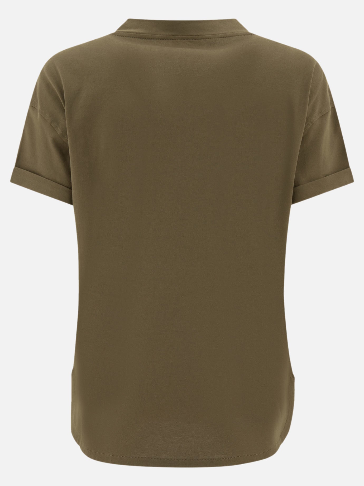 Brunello Cucinelli "Shiny Pocket Detail" t-shirt Green