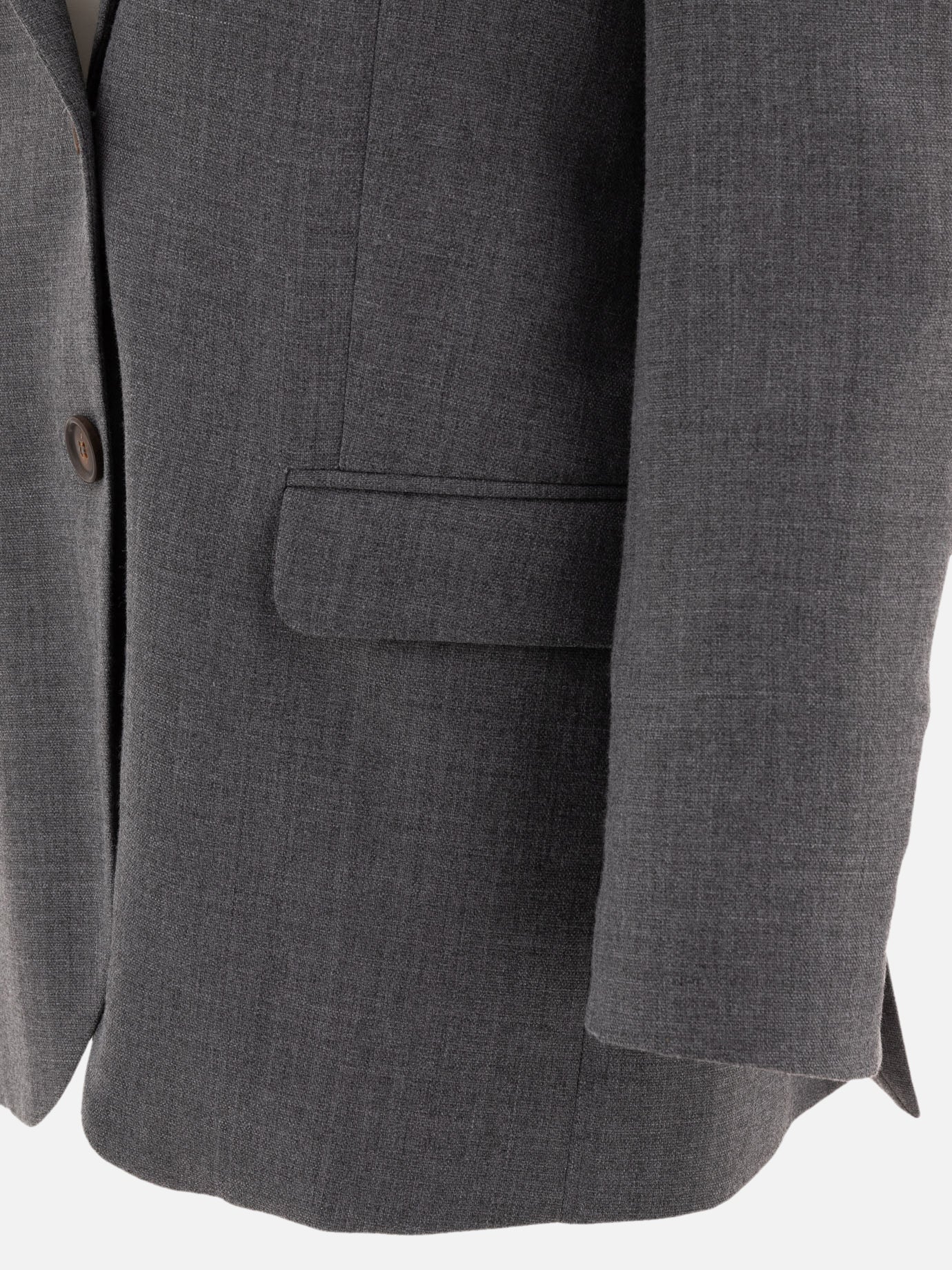 Blazers Solid colour  Grey - Brunello Cucinelli Women | PDP | VIETTI Online Store | thumbnail_4
