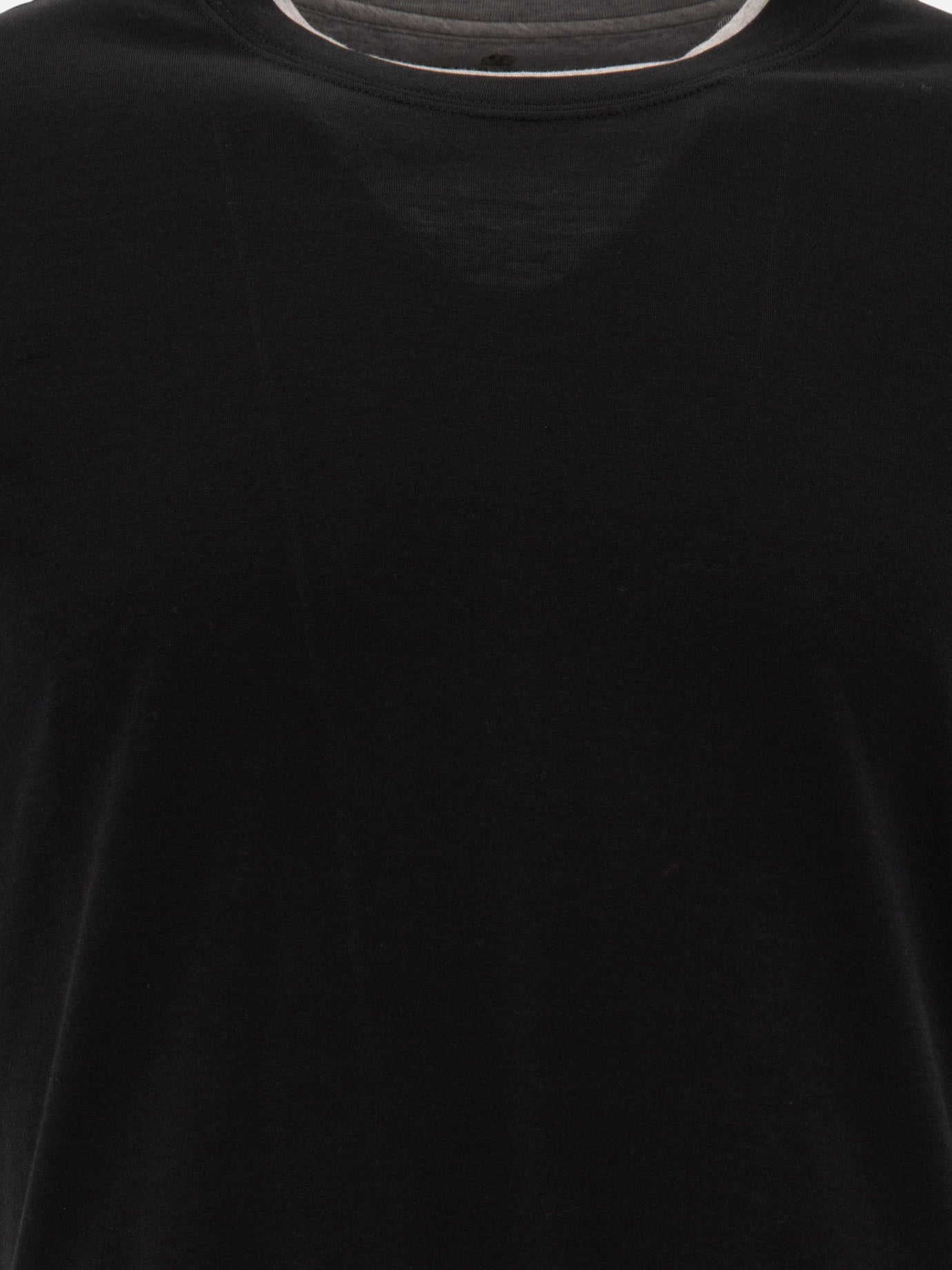 Brunello Cucinelli "Faux-Layering" t-shirt Black