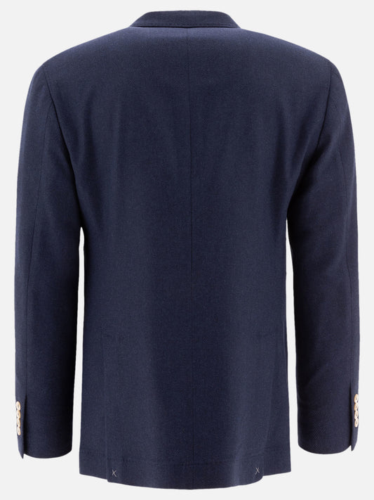 Blazers Solid colour  Blue - Brunello Cucinelli Men | PLP | VIETTI Online Store | 2
