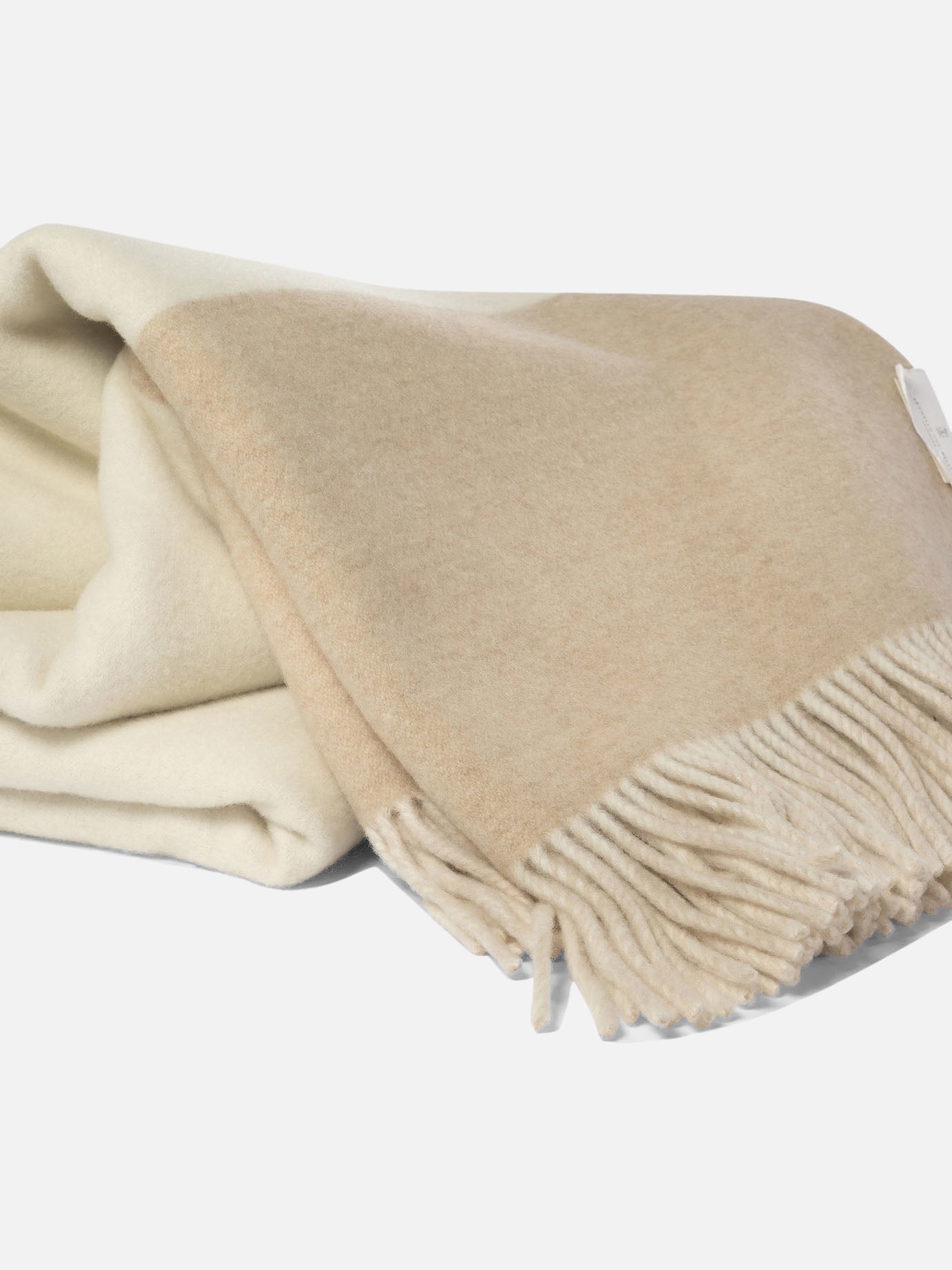 Blankets 100% cashmere  Beige - Brunello Cucinelli Woman | PDP | VIETTI Online Store | Zoom-Modal_2
