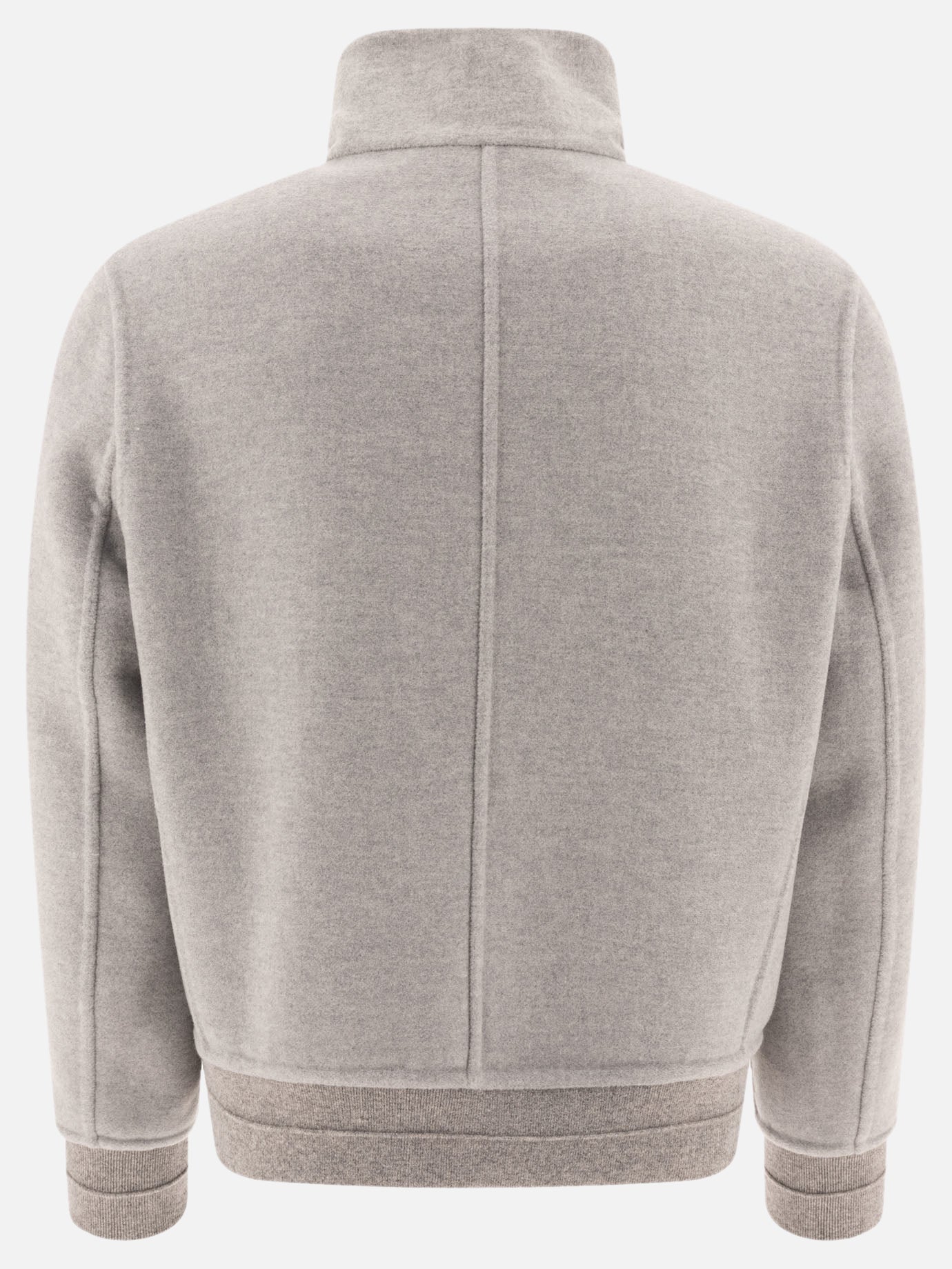 Bomber jackets Solid colour  Beige - Brunello Cucinelli Men | PDP | VIETTI Online Store | thumbnail_4