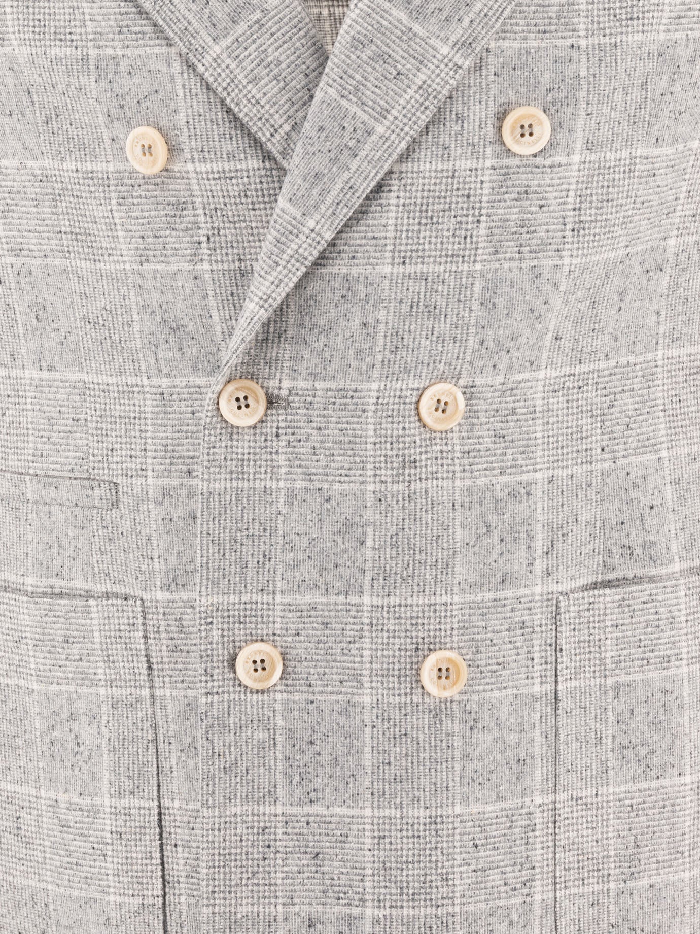 Blazers Prince of Wales  Grey - Brunello Cucinelli Men | PDP | VIETTI Online Store | thumbnail_3