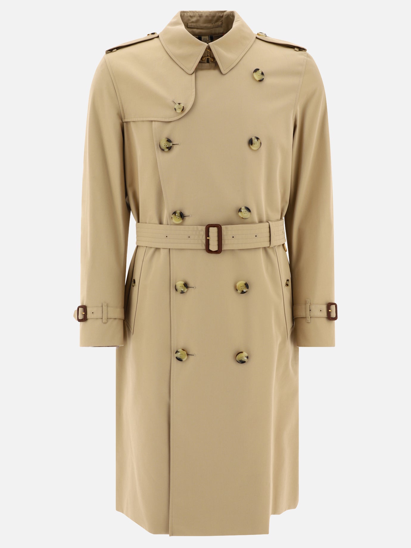 Raincoats & Trench coats Solid colour  Beige - Burberry Men | PDP | VIETTI Online Store | thumbnail
