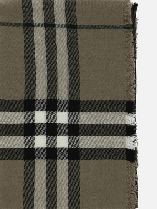 Burberry "Giant Check" scarf Beige