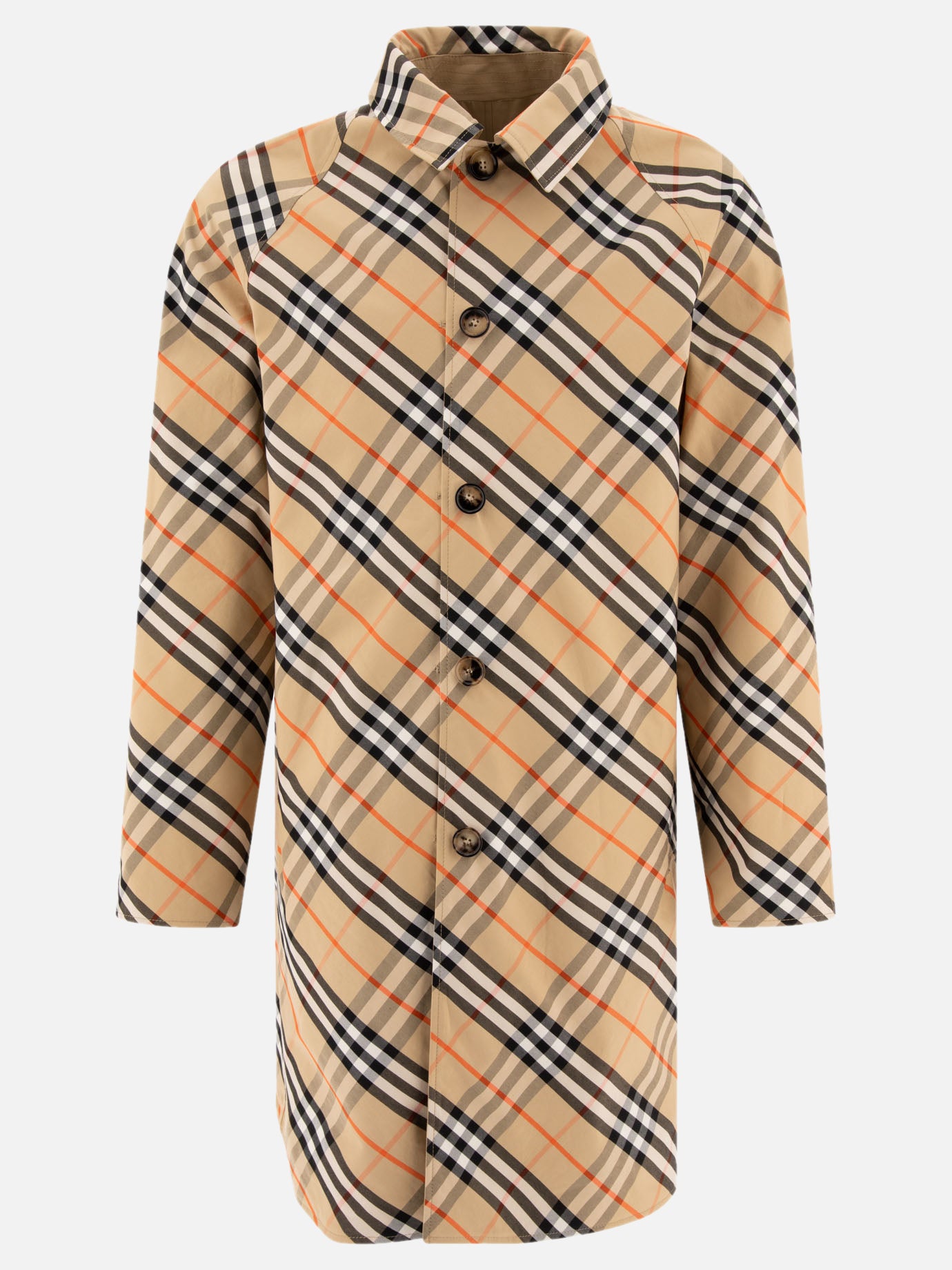 Raincoats & Trench coats Solid colour  Beige - Burberry Men | PDP | VIETTI Online Store | Zoom-Modal_2
