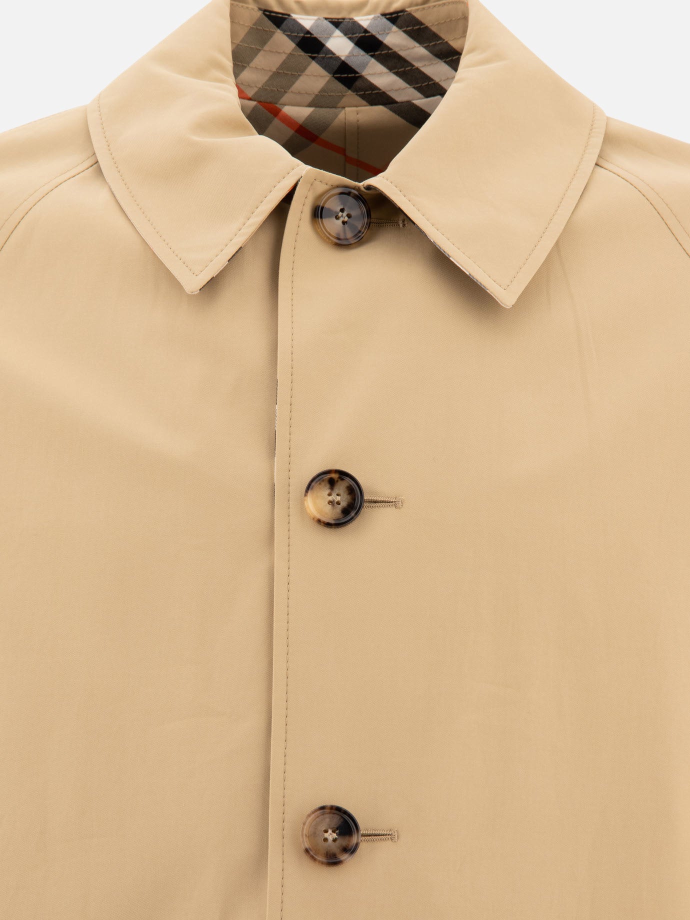 Raincoats & Trench coats Solid colour  Beige - Burberry Men | PDP | VIETTI Online Store | Zoom-Modal_5
