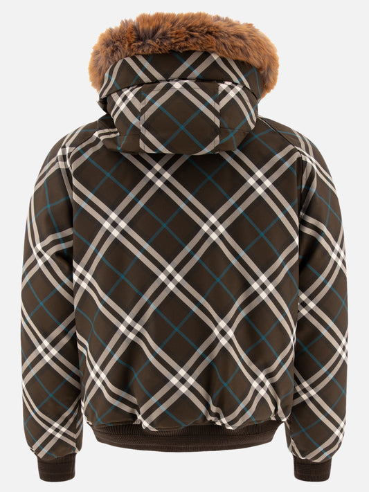 Down jackets Check  Green - Burberry Men | PLP | VIETTI Online Store | 2
