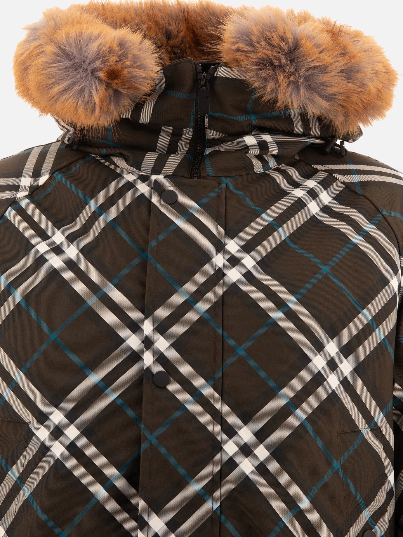 Down jackets Check  Green - Burberry Men | PDP | VIETTI Online Store | Zoom-Modal_3
