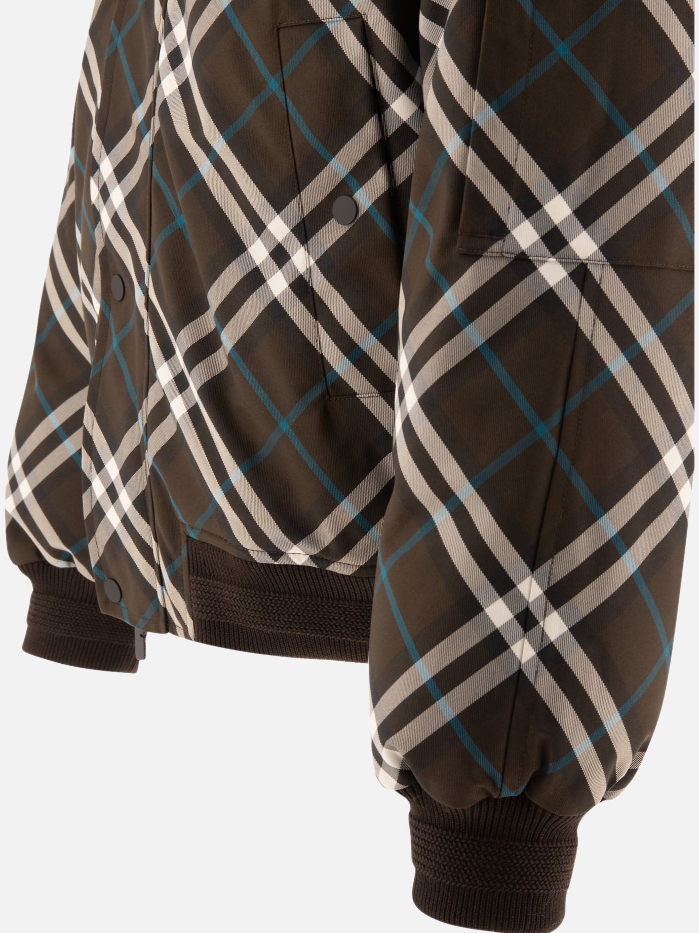 Down jackets Check  Green - Burberry Men | PDP | VIETTI Online Store | thumbnail_4