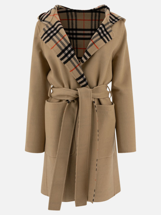 Long coats Check  Beige - Burberry Women | PLP | VIETTI Online Store 
