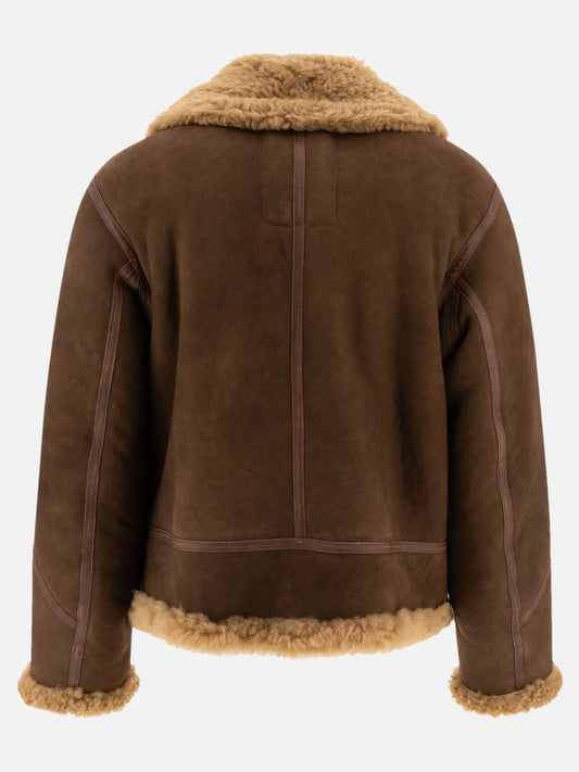 Shearling jackets Solid colour  Brown - Burberry Men | PLP | VIETTI Online Store | 2
