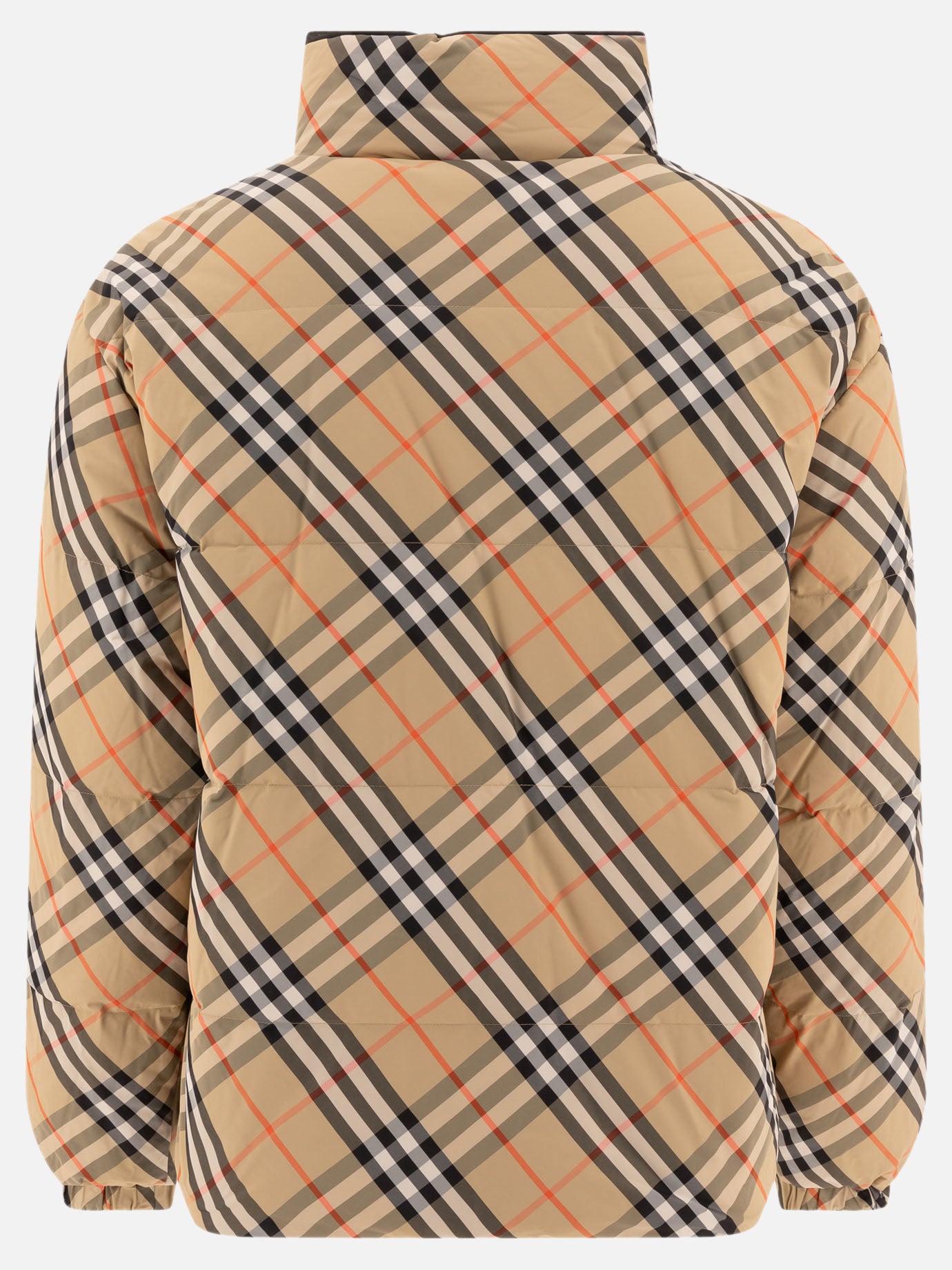 Burberry "Check" down jacket Beige