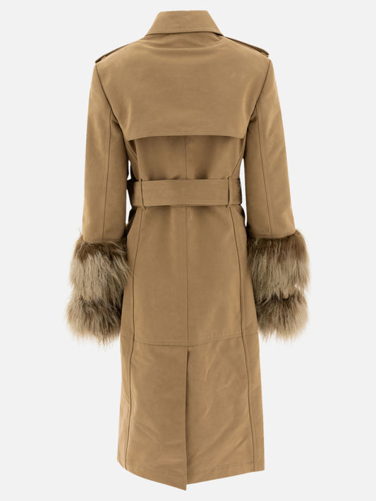 Raincoats & Trench coats Solid colour  Beige - Burberry Women | PLP | VIETTI Online Store | 2
