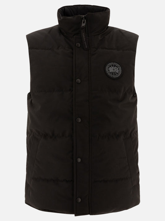 Vest jackets Solid colour  Black - Canada Goose Men | PLP | VIETTI Online Store 
