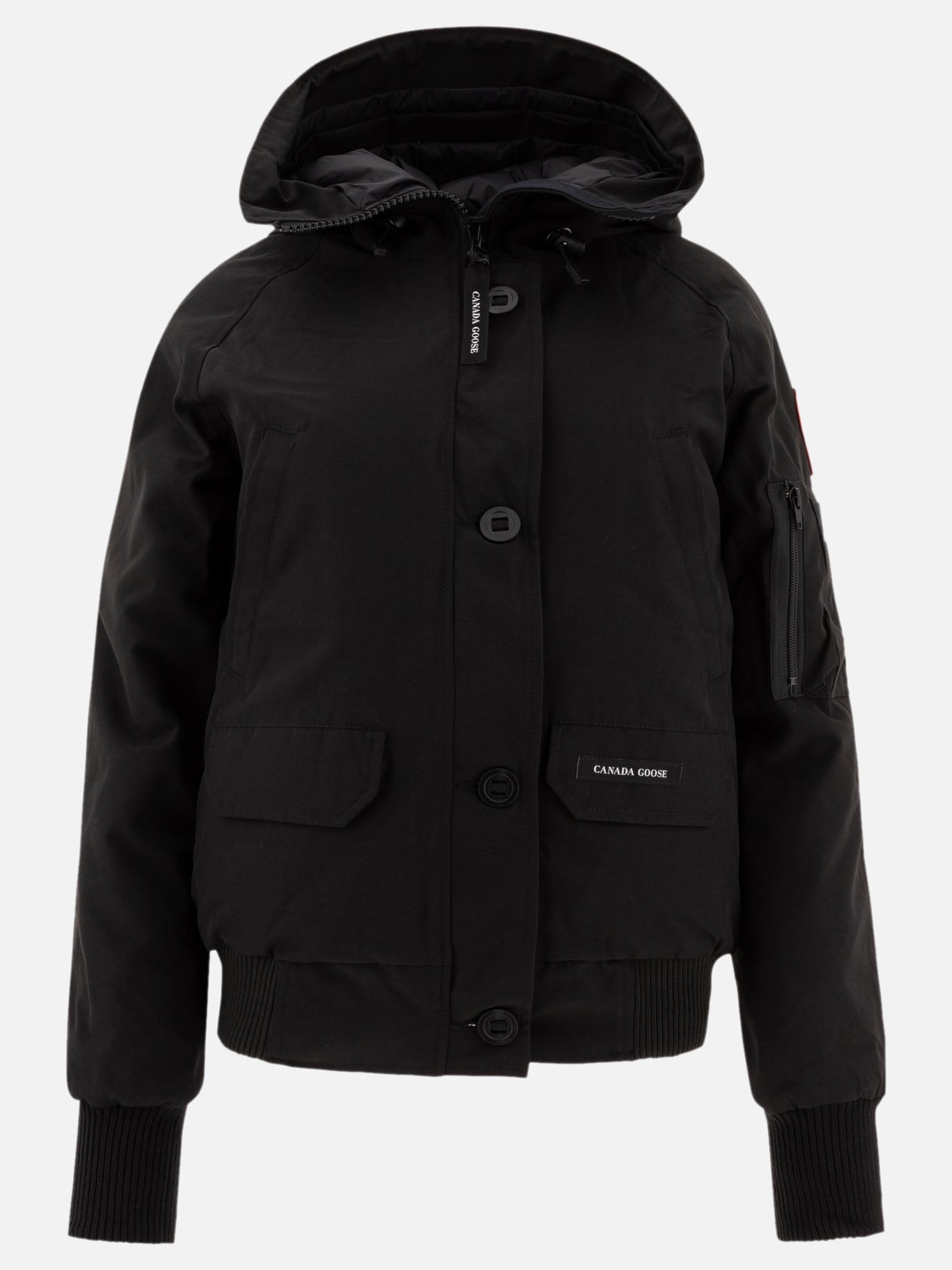Bomber jackets Solid colour  Black - Canada Goose Women | PDP | VIETTI Online Store | Zoom-Modal
