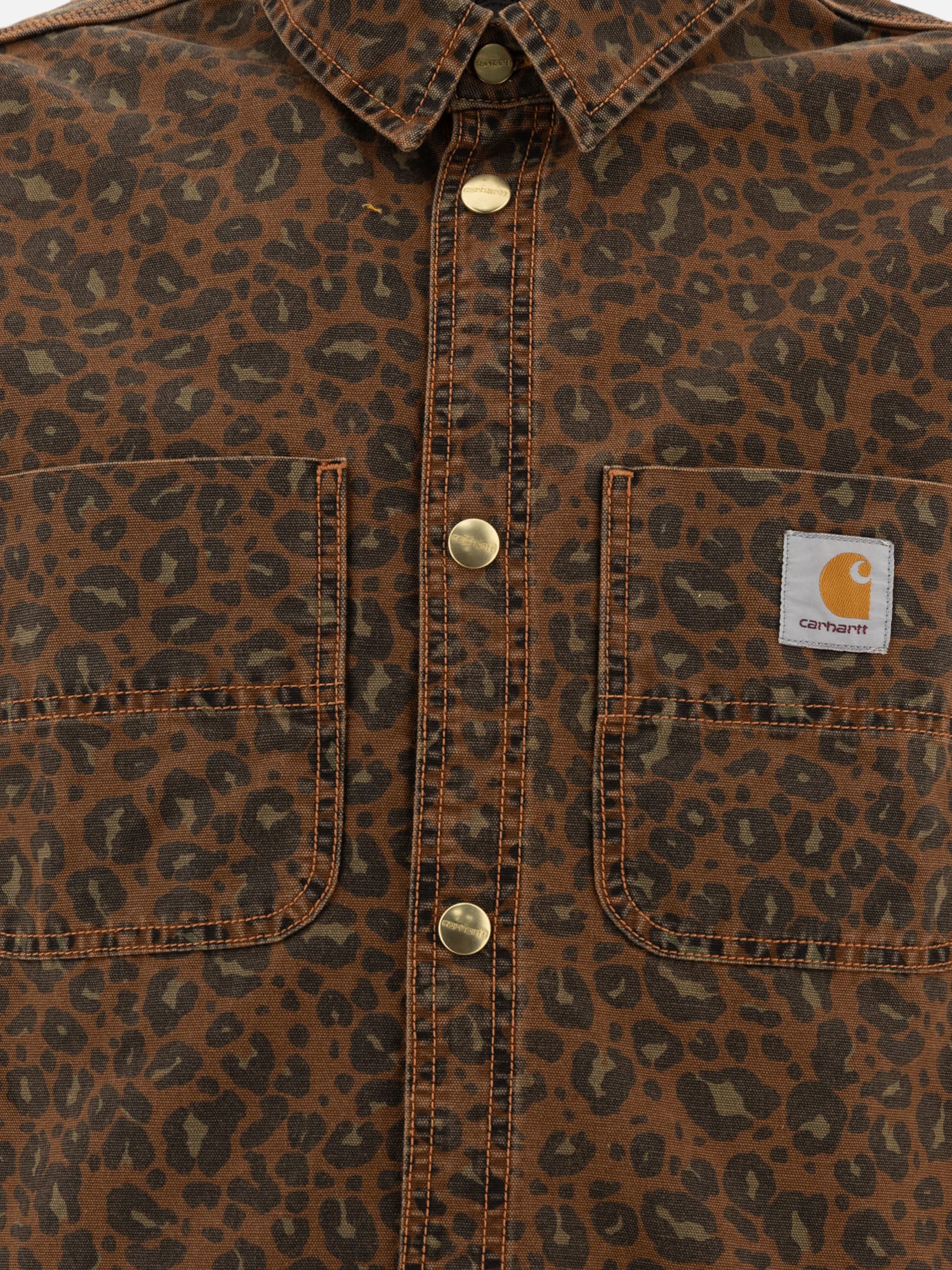 Carhartt WIP "Conro" overshirt jacket Brown