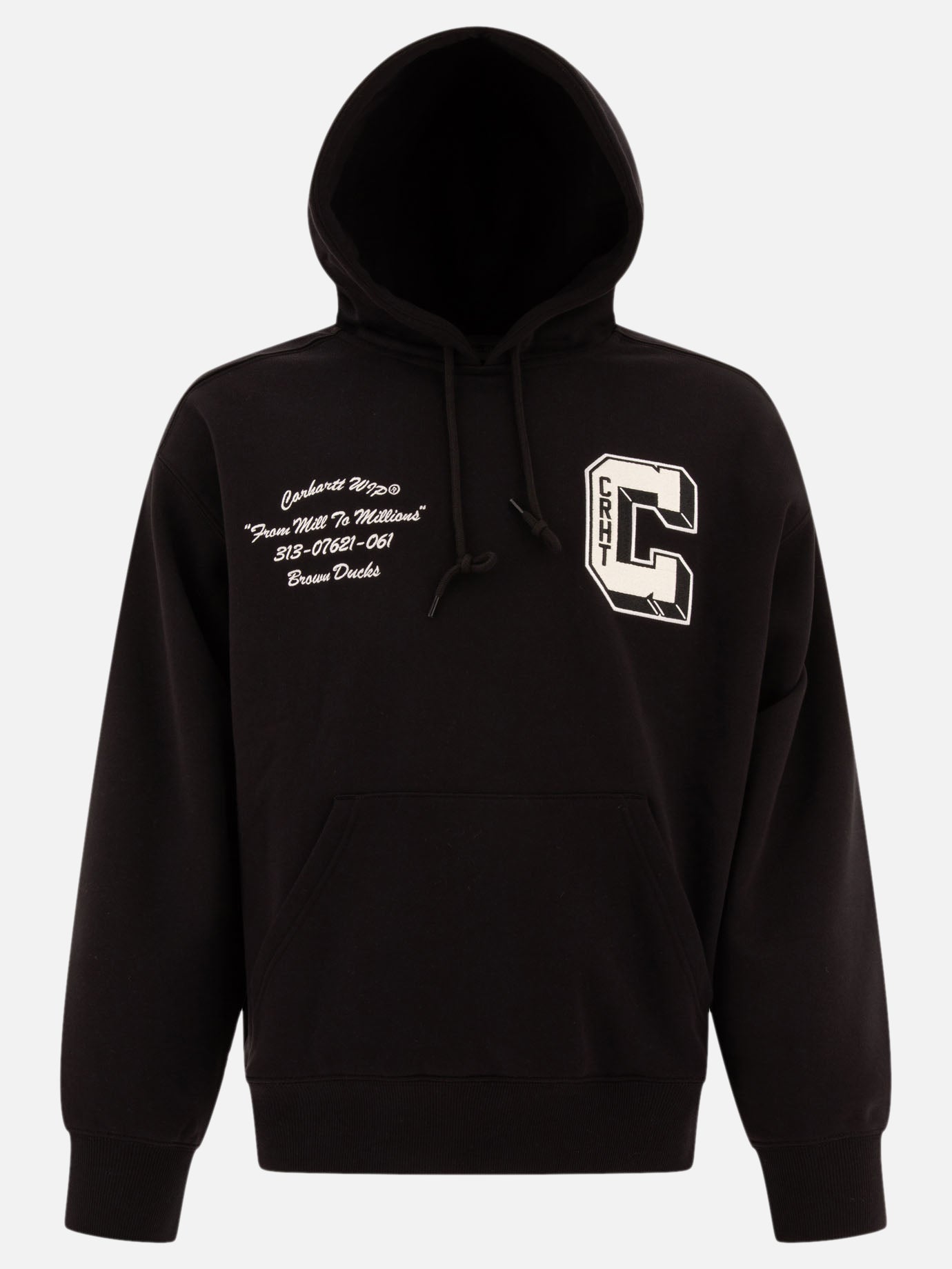 Hoodies Logo  Black - Carhartt WIP Men | PDP | VIETTI Online Store | thumbnail
