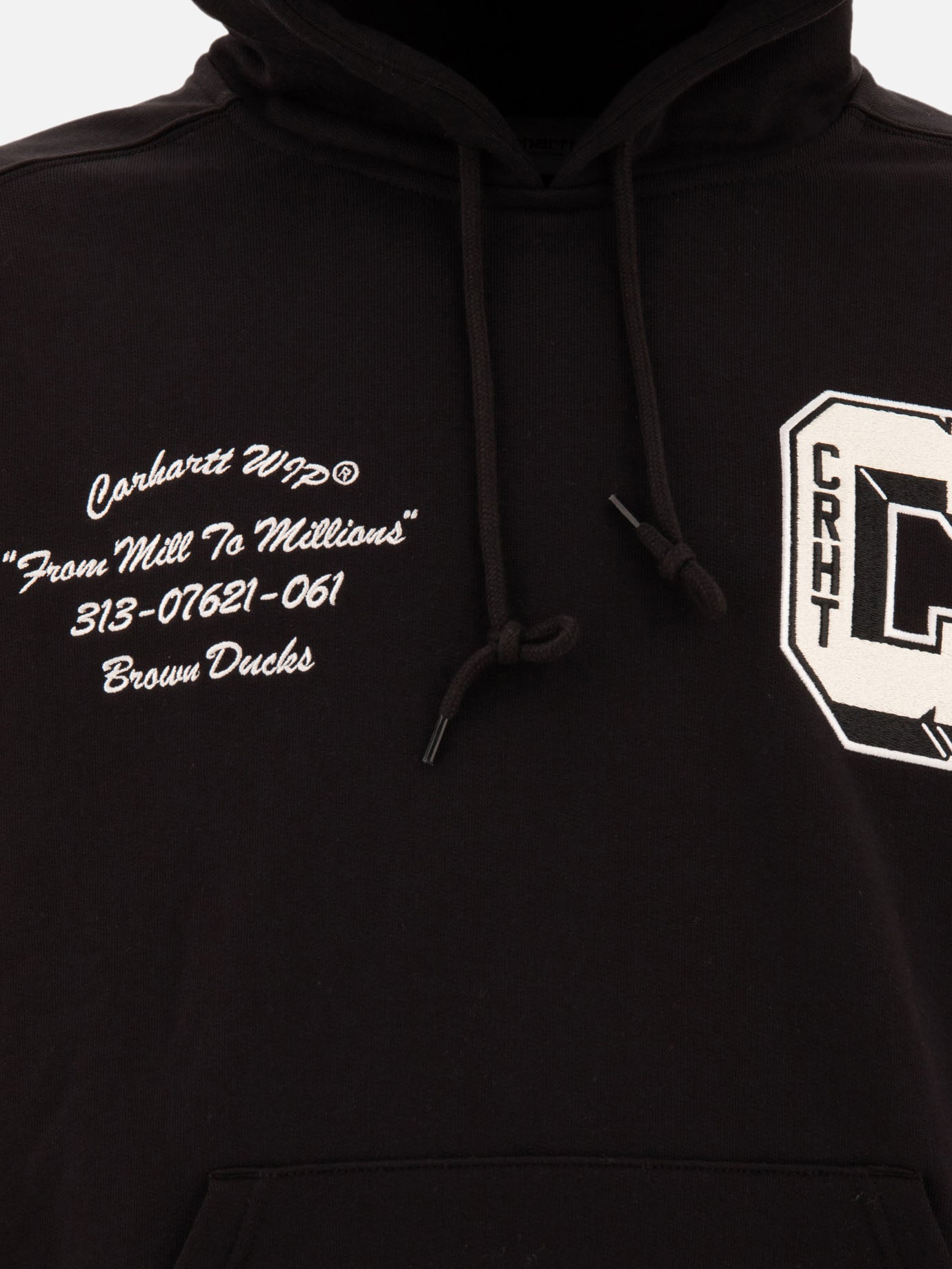 Hoodies Logo  Black - Carhartt WIP Men | PDP | VIETTI Online Store | thumbnail_3