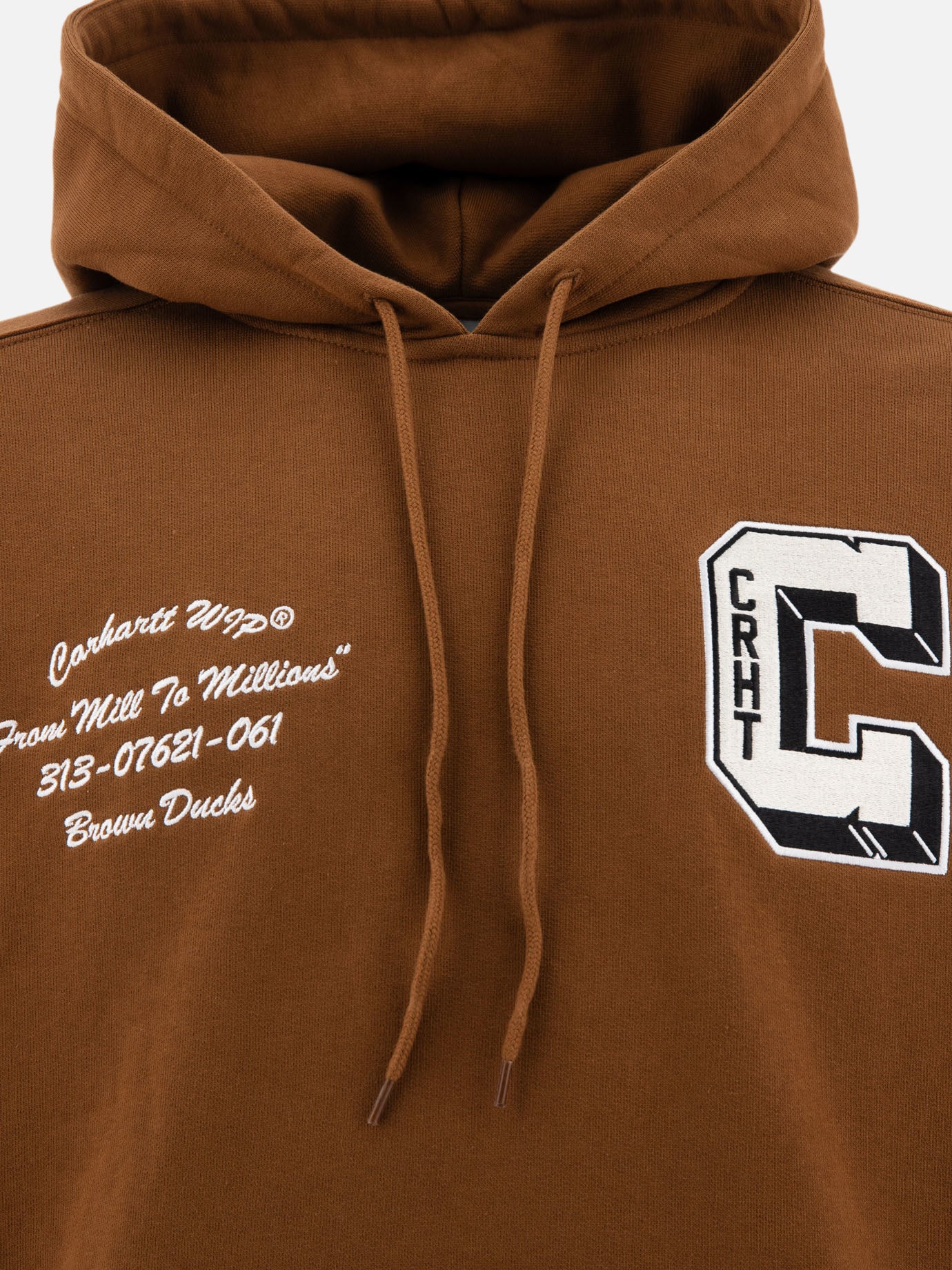 Carhartt WIP "Brown Ducks" hoodie Brown