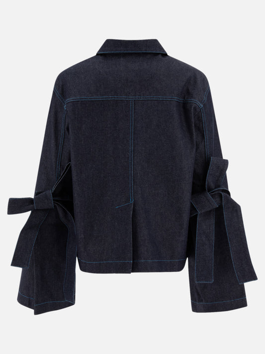 Denim jackets Solid colour  Blue - Cecilie Bahnsen Women | PLP | VIETTI Online Store | 2

