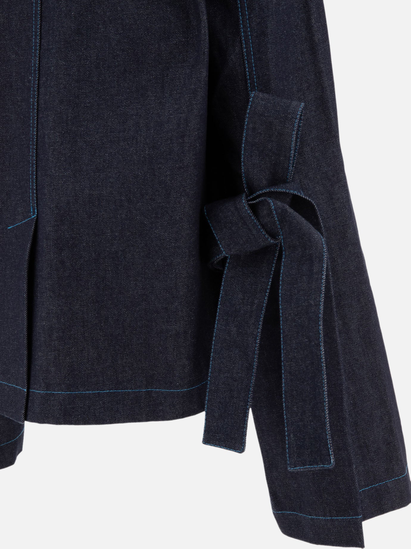 Denim jackets Solid colour  Blue - Cecilie Bahnsen Women | PDP | VIETTI Online Store | thumbnail_4