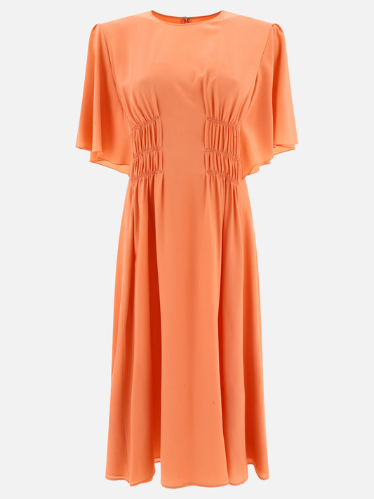 Midi dresses Solid colour  Orange - Chloé Women | PDP | VIETTI Online Store 
