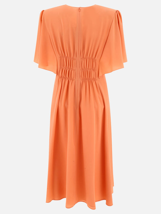 Midi dresses Solid colour  Orange - Chloé Women | PDP | VIETTI Online Store | 2
