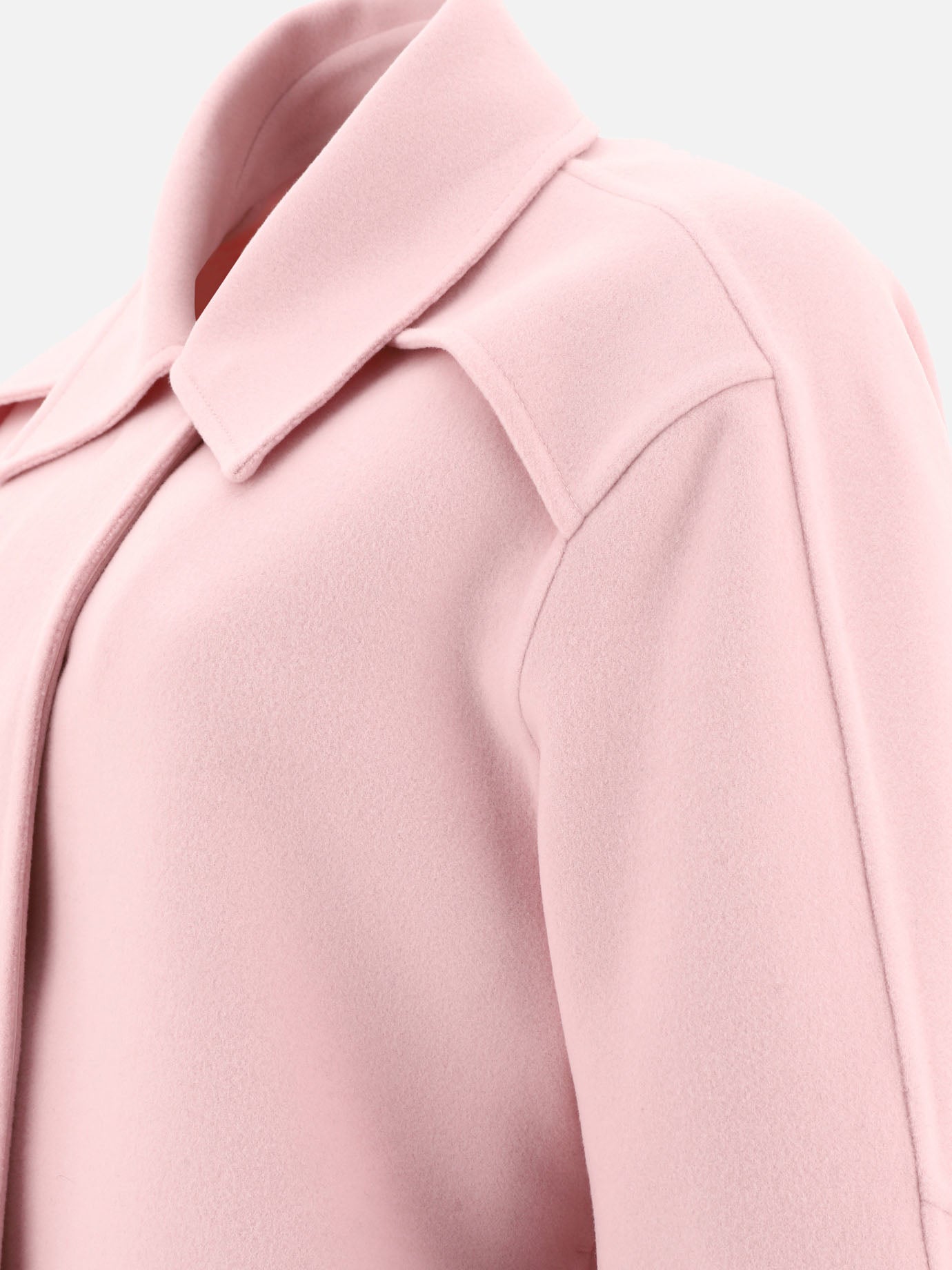 Overshirt jackets Solid colour  Pink - Jil Sander Women | PDP | VIETTI Online Store | Zoom-Modal_4
