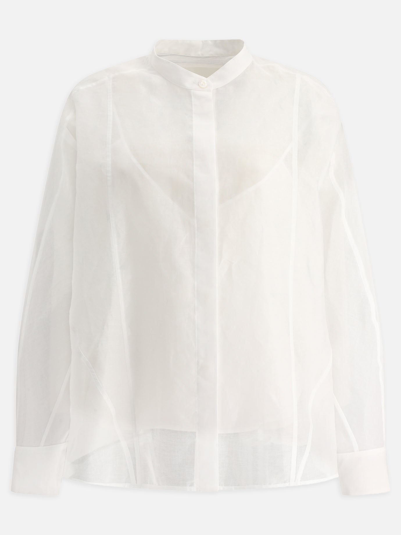Casual shirts Solid colour  White - Jil Sander Women | PDP | VIETTI Online Store | thumbnail