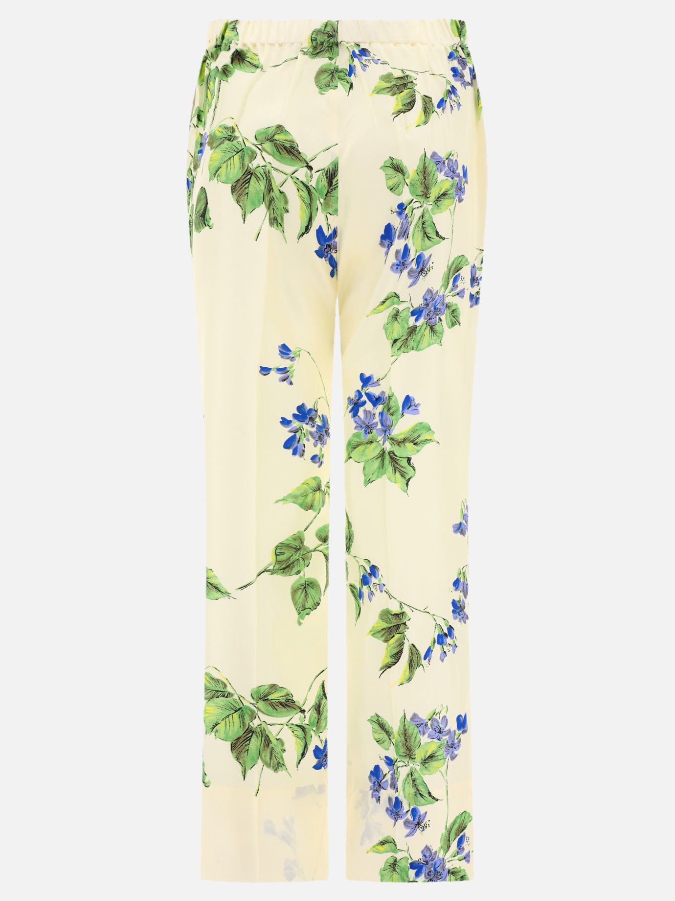 Leisure trousers Floral  White - Prada Women | PDP | VIETTI Online Store | Zoom-Modal_2
