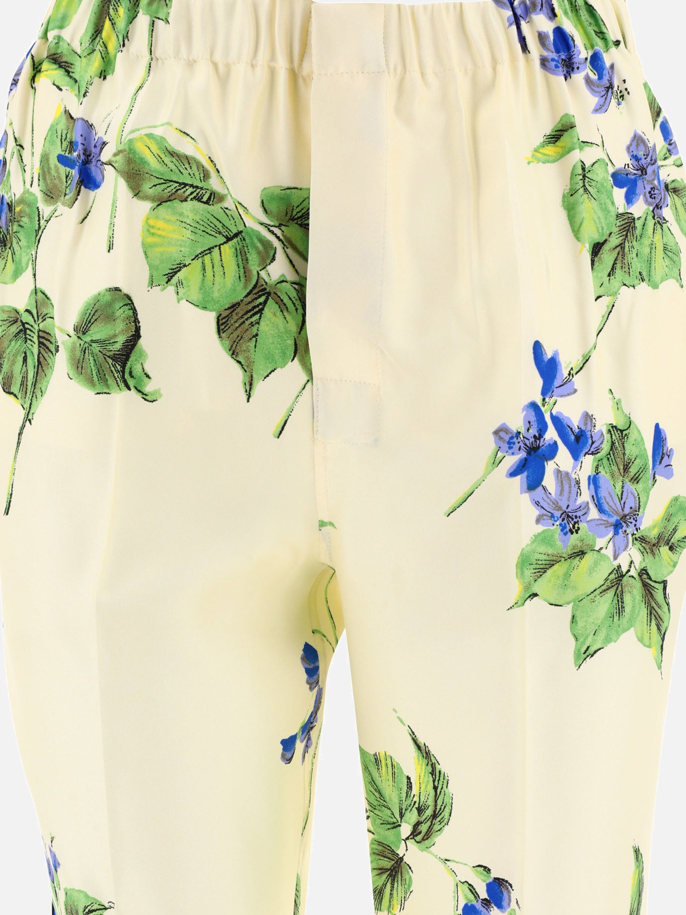 Leisure trousers Floral  White - Prada Women | PDP | VIETTI Online Store | Zoom-Modal_3
