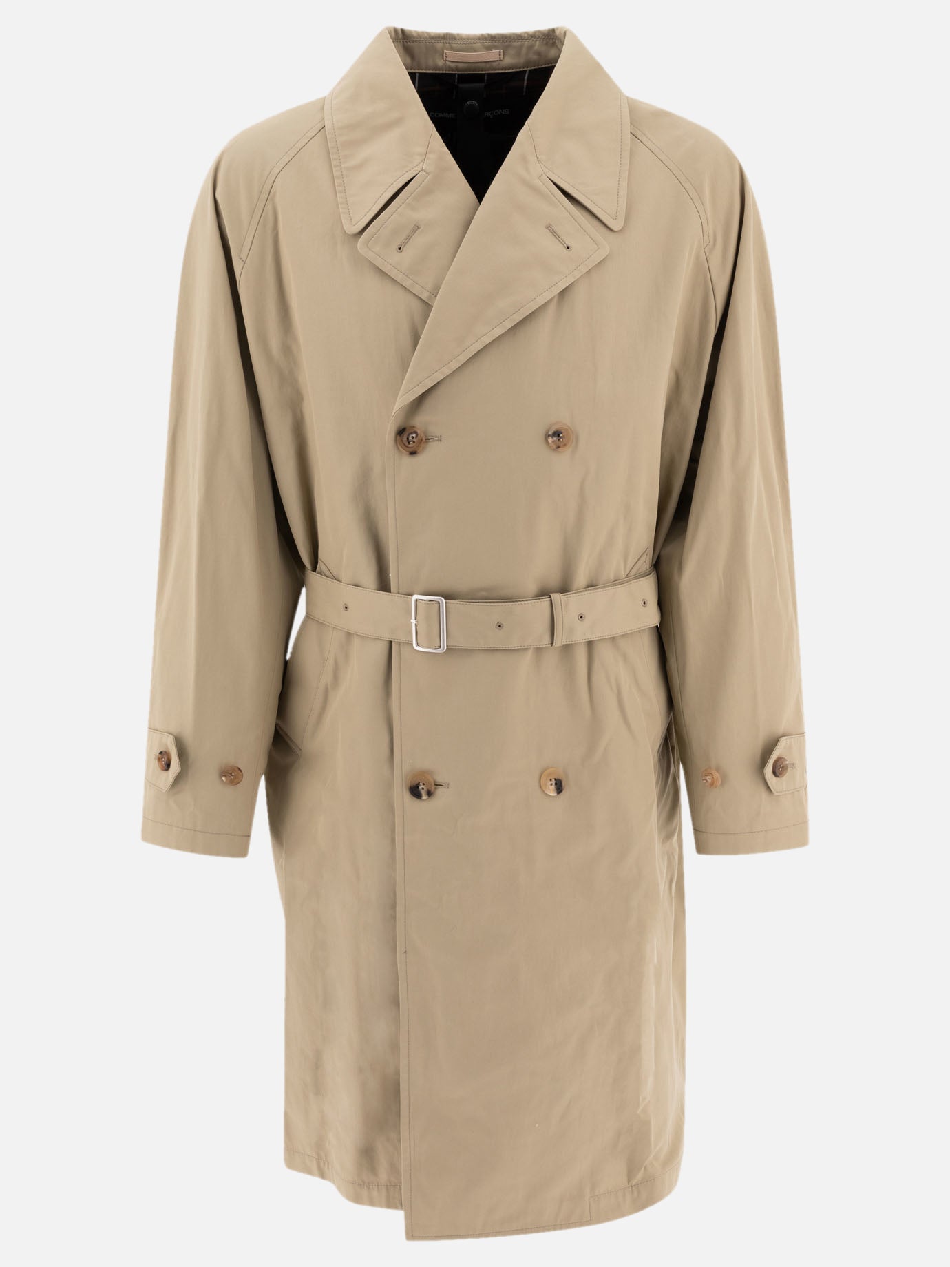 Raincoats & Trench coats Solid colour  Beige - Comme Des Garçons Homme Men | PDP | VIETTI Online Store | Zoom-Modal

