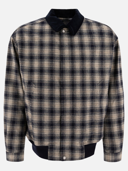 Bomber jackets Check  Blue - Comme Des Garçons Homme Men | PLP | VIETTI Online Store 
