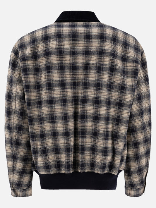 Bomber jackets Check  Blue - Comme Des Garçons Homme Men | PLP | VIETTI Online Store | 2

