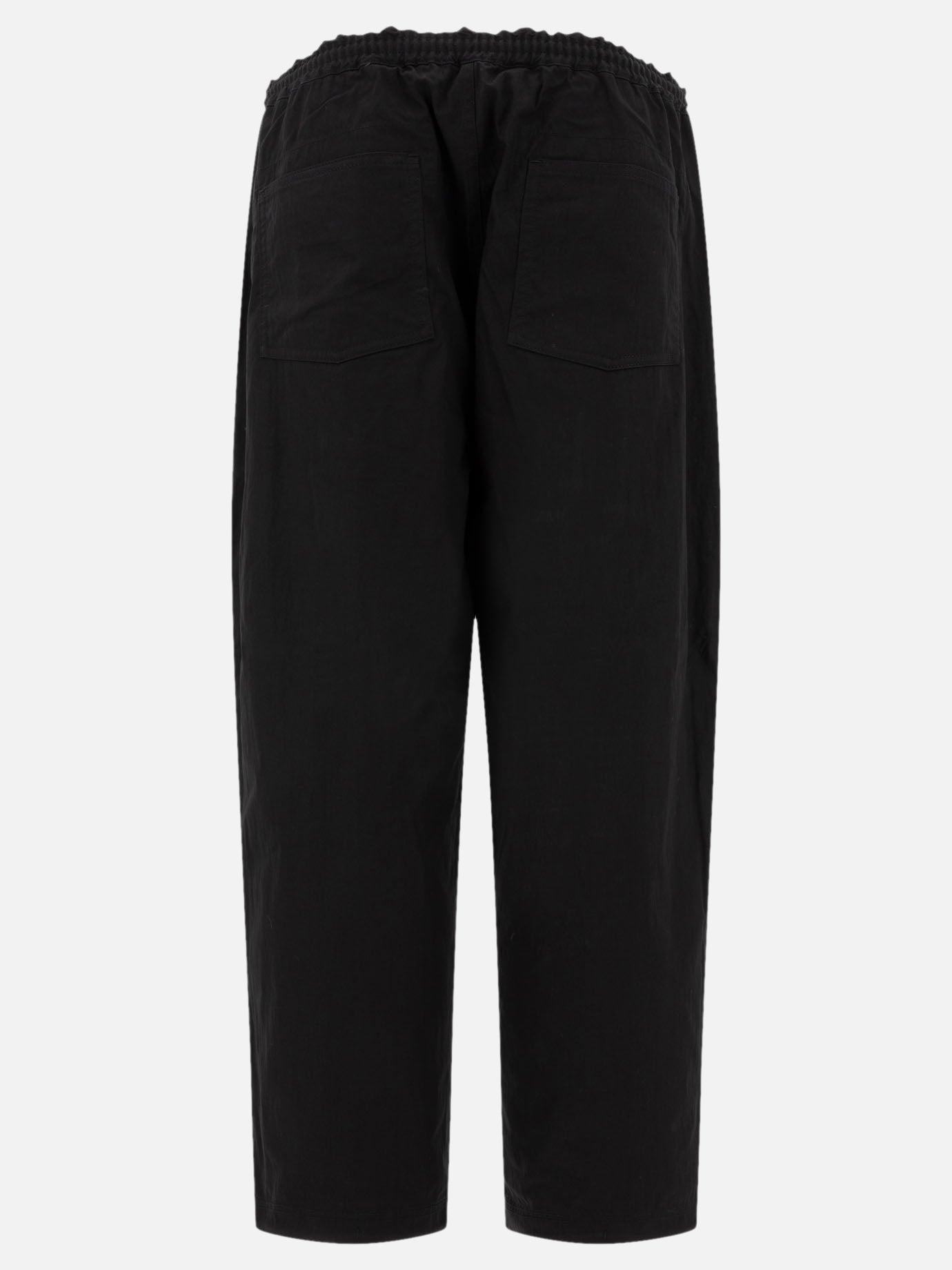 Comme Des Garçons Homme Trousers with drawstring Black